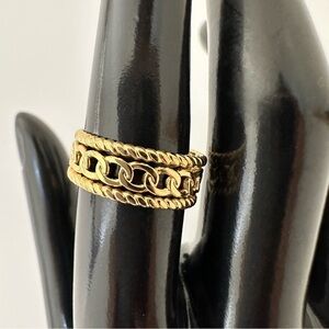 Gold Chain Design Ring